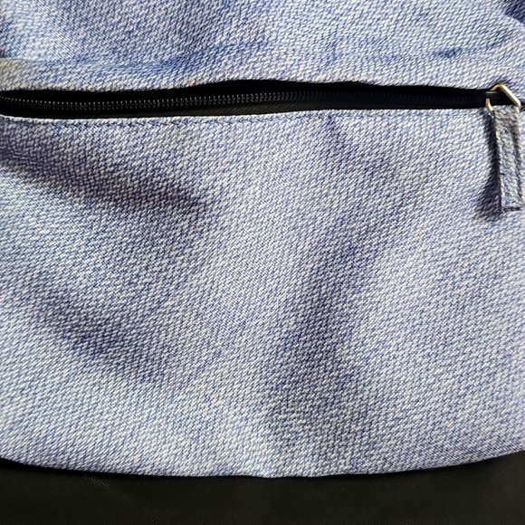 DISNEY Blue Backpack with Embrodered Mickey Character Patches - Picture 6 of 15